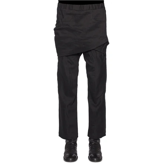 THAMANYAH PANTALONE IN LANA E LINO