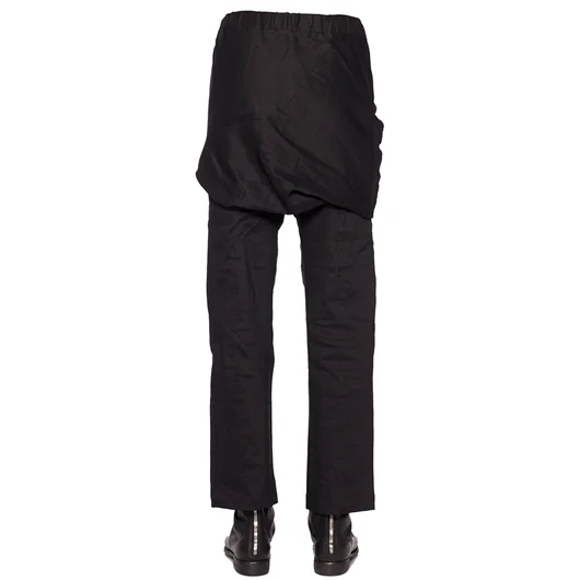 THAMANYAH PANTALONE IN LANA E LINO