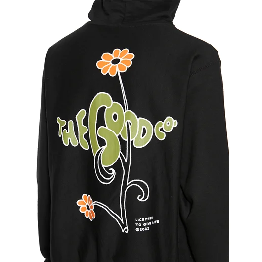 THE GOOD COMPANY FELPA IN COTONE CON CAPPUCCIO