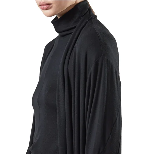 THOM KROM CARDIGAN LUNGO IN VISCOSA