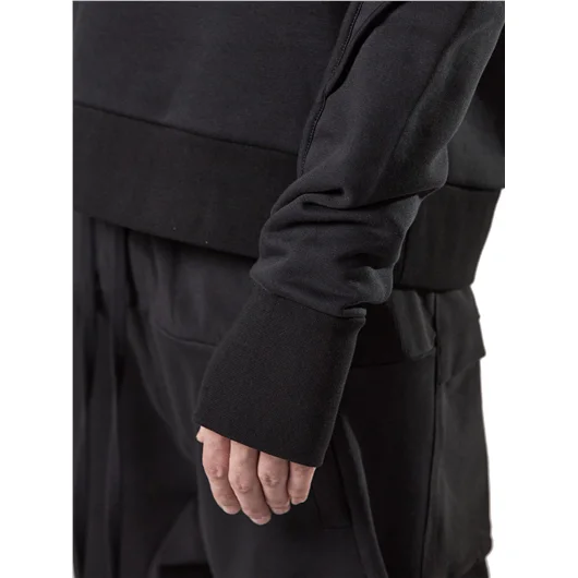 THOM KROM FELPA CON CAPPUCCIO E TASCHINO