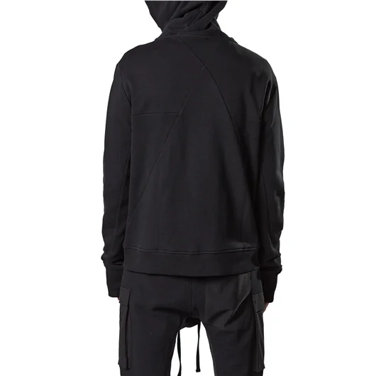 THOM KROM FELPA CON CAPPUCCIO IN COTONE