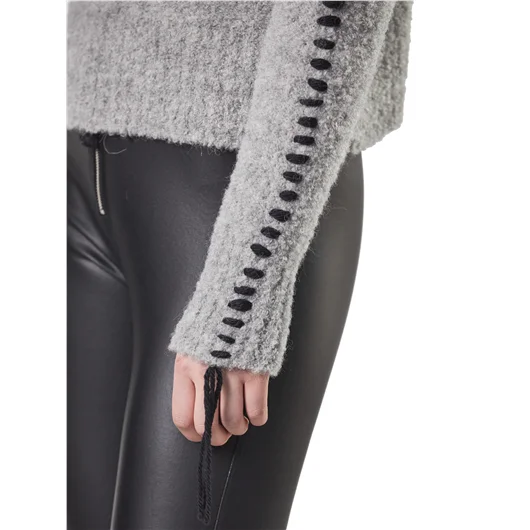 THOM KROM MAGLIONE COLLO ALTO IN ALPACA