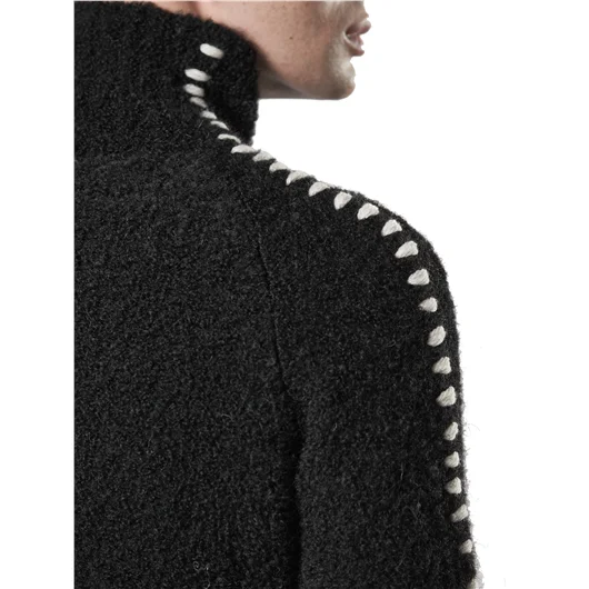 THOM KROM MAGLIONE COLLO ALTO IN ALPACA