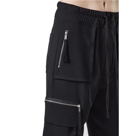 THOM KROM PANTALONI CARGO IN RAYON