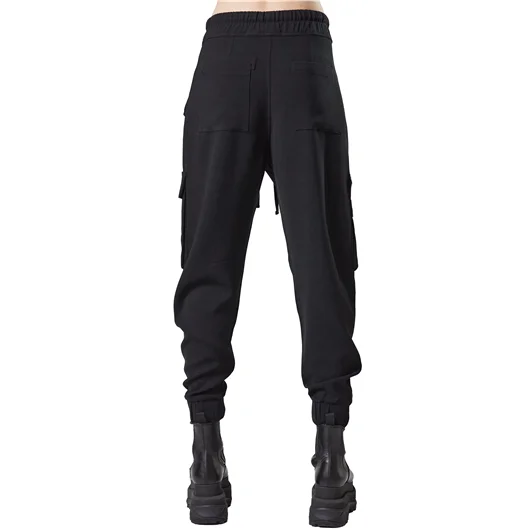 THOM KROM PANTALONI CARGO IN RAYON