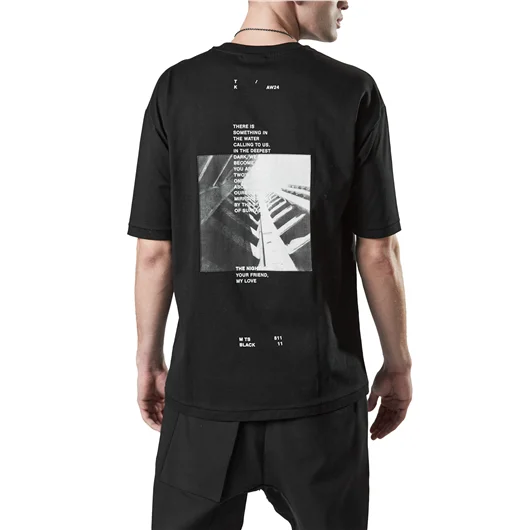 THOM KROM T-SHIRT CON STAMPA GRAFICA