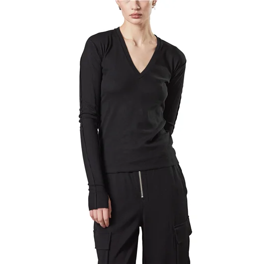 THOM KROM T-SHIRT M/L SCOLLO A V