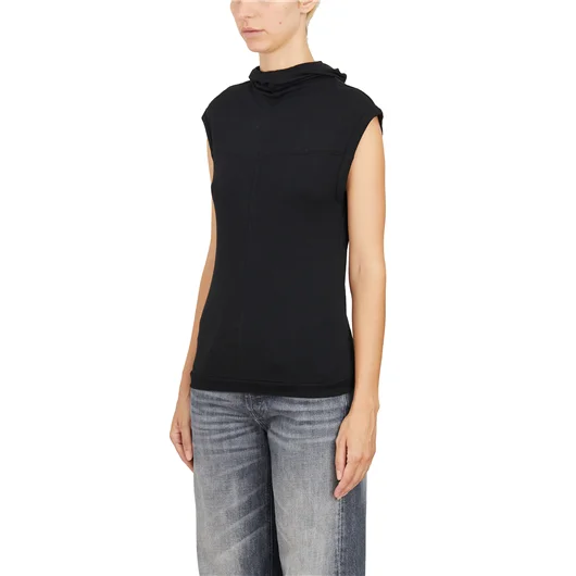 THOM KROM TANK TOP CON CAPPUCCIO