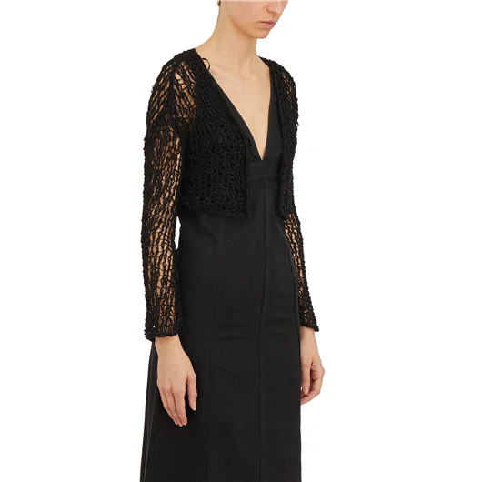 TOTALLY.H CARDIGAN CORTO IN COTONE