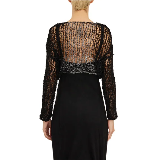 TOTALLY.H CARDIGAN CORTO IN COTONE