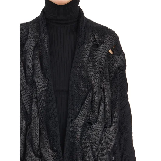 TOTALLY.H CARDIGAN IN LANA MERINOS