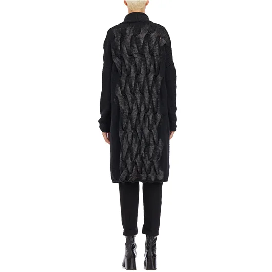 TOTALLY.H CARDIGAN IN LANA MERINOS