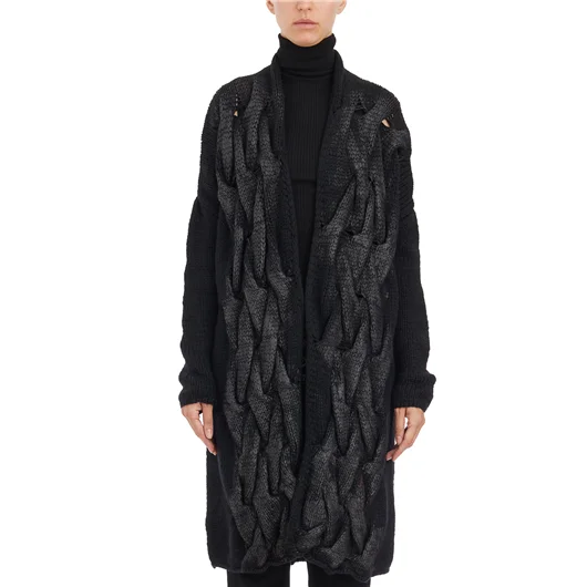 TOTALLY.H CARDIGAN IN LANA MERINOS