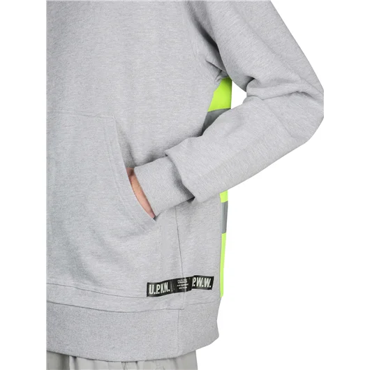 U.P.W.W. FELPA CREWNECK CON INSERTI