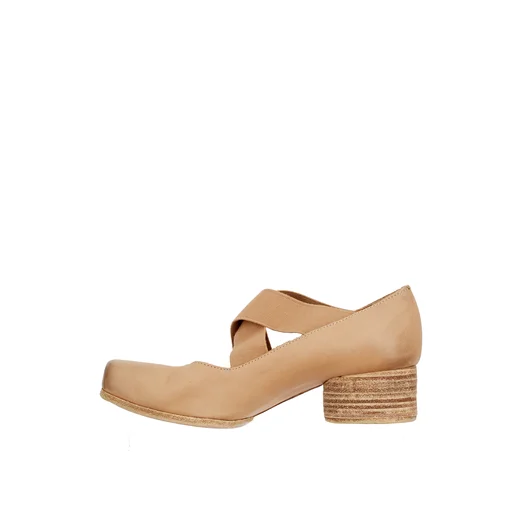 UMA WANG BALLERINA IN PELLE TACCO MEDIO