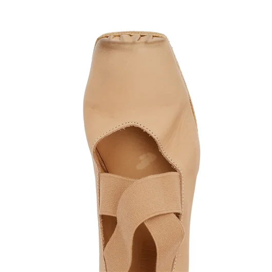 UMA WANG BALLERINA IN PELLE TACCO MEDIO