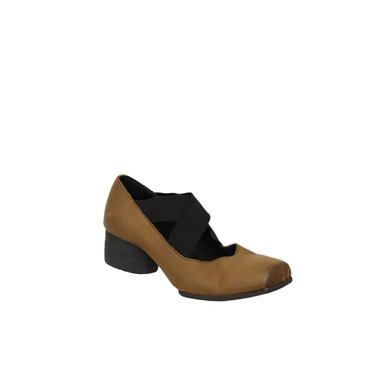 UMA WANG BALLERINA IN PELLE TACCO MEDIO