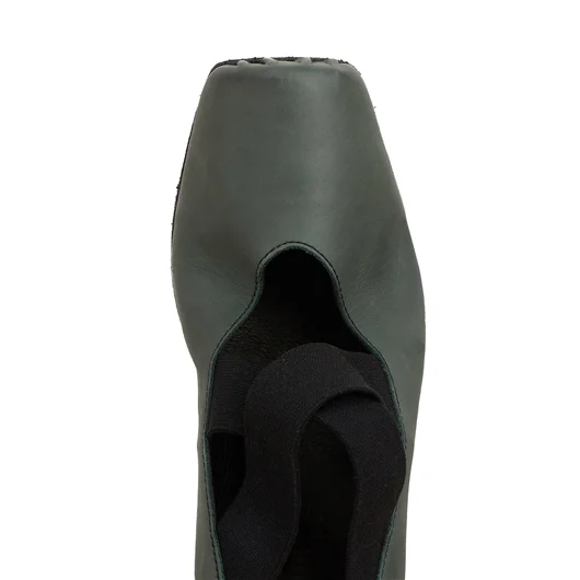 UMA WANG BALLERINA IN PELLE TACCO MEDIO