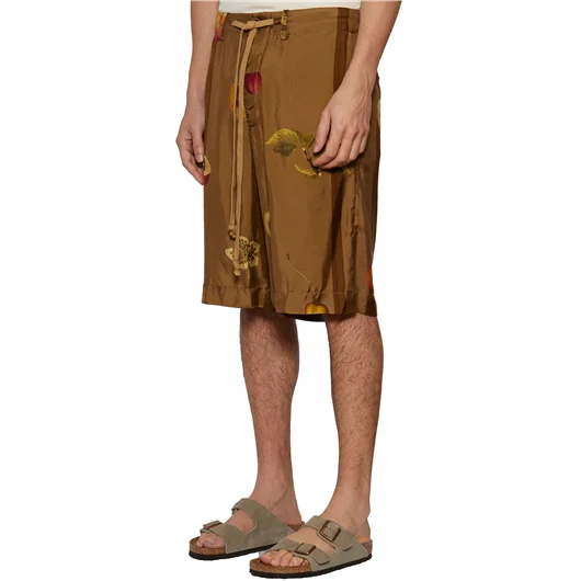 UMA WANG BERMUDA PALLOR IN VISCOSA E CUPRO