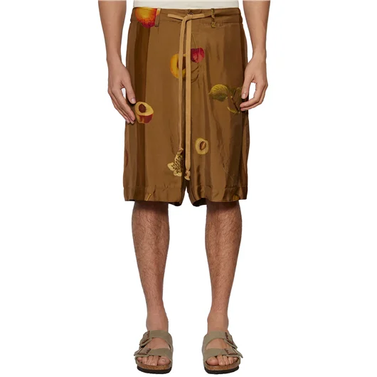 UMA WANG BERMUDA PALLOR IN VISCOSA E CUPRO