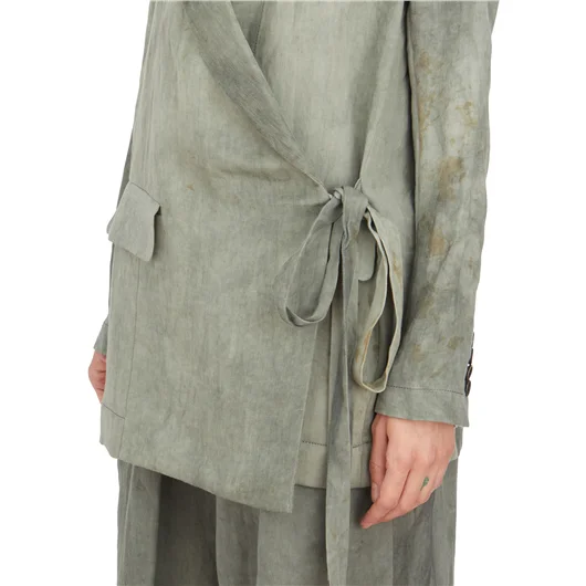 UMA WANG GIACCA KLHOE IN LINO E COTONE