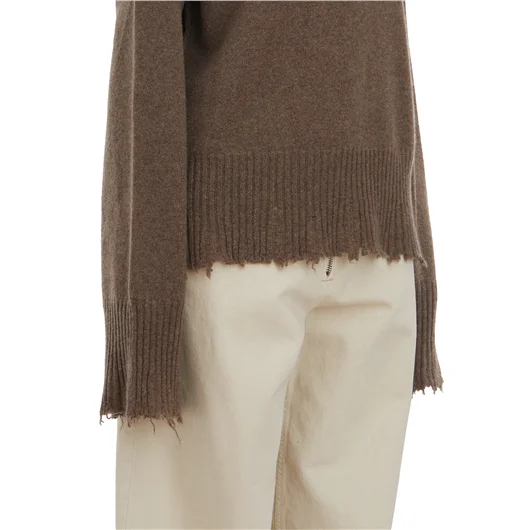 UMA WANG MAGLIONE COLLO ALTO IN CASHMERE