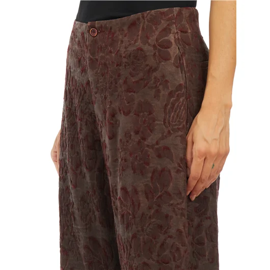 UMA WANG PANTALONE POLLOCK IN LINO