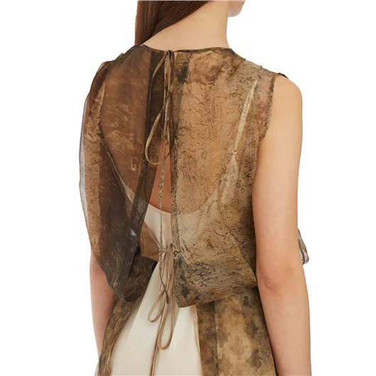 UMA WANG TANK TOP TOAST IN SETA