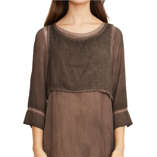 UN-NAMABLE ABITO LUNGO IN COTONE