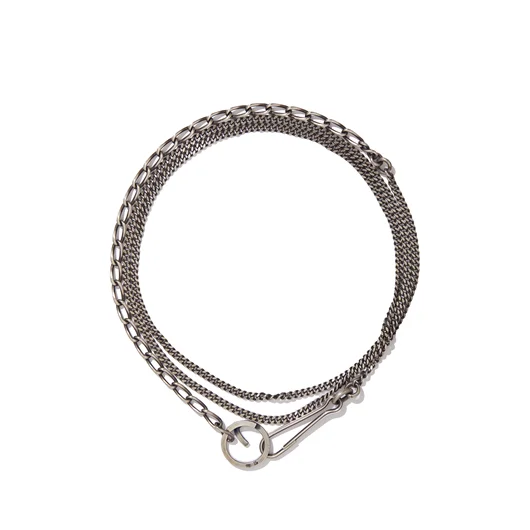 WERKSTATT:MUNCHEN BODY CHAIN IN ARGENTO