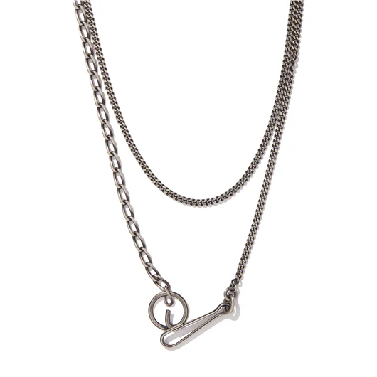 WERKSTATT:MUNCHEN BODY CHAIN IN ARGENTO