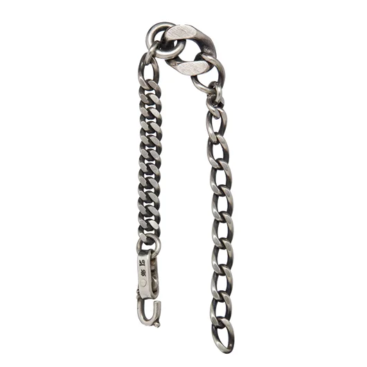 WERKSTATT:MUNCHEN BRACCIALE A CATENA IN ARGENTO