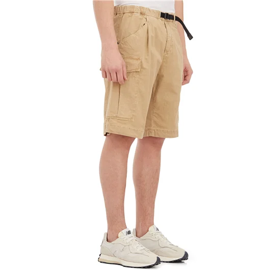 WHITE SAND BERMUDA CARGO IN COTONE