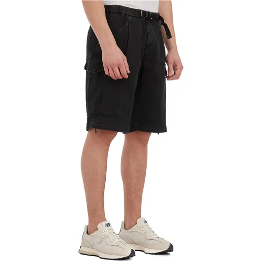 WHITE SAND BERMUDA CARGO IN COTONE