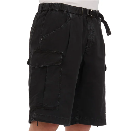 WHITE SAND BERMUDA CARGO IN COTONE