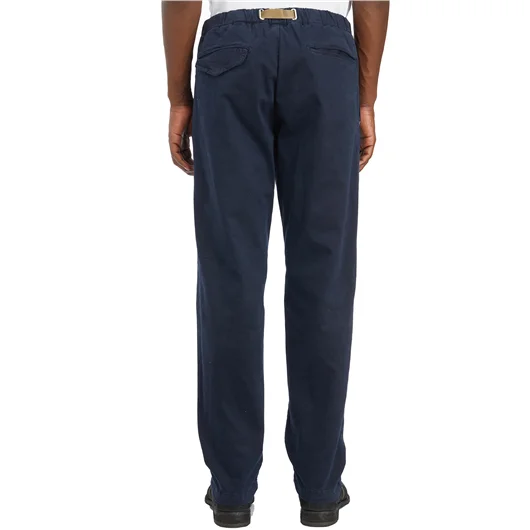 WHITE SAND PANTALONE AMPIO IN COTONE STRETCH