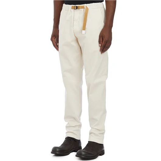 WHITE SAND PANTALONE AMPIO IN COTONE STRETCH