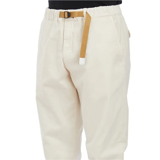 WHITE SAND PANTALONE AMPIO IN COTONE STRETCH