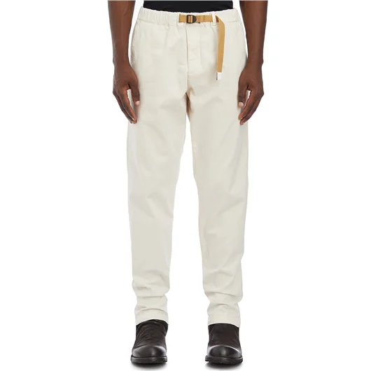 WHITE SAND PANTALONE AMPIO IN COTONE STRETCH