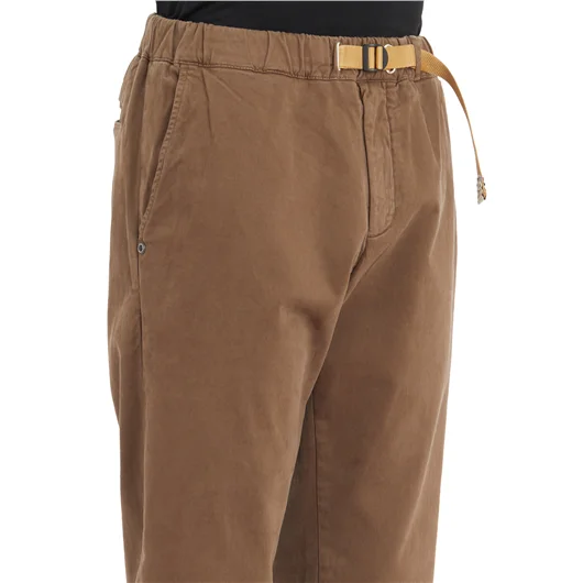 WHITE SAND PANTALONE AMPIO IN COTONE STRETCH