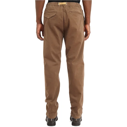 WHITE SAND PANTALONE AMPIO IN COTONE STRETCH