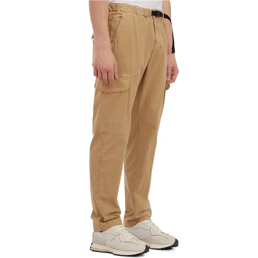 WHITE SAND PANTALONE CARGO IN COTONE