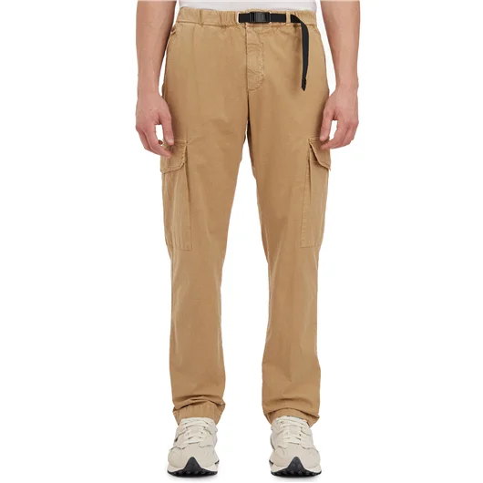 WHITE SAND PANTALONE CARGO IN COTONE