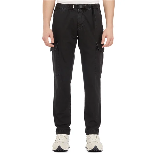 WHITE SAND PANTALONE CARGO IN COTONE