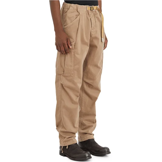 WHITE SAND PANTALONE CARGO IN COTONE STRETCH
