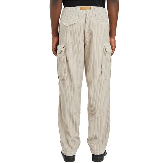 WHITE SAND PANTALONE CARGO IN VELLUTO