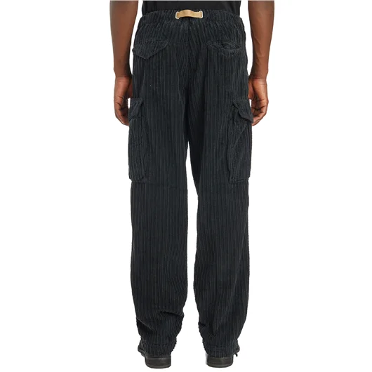 WHITE SAND PANTALONE CARGO IN VELLUTO