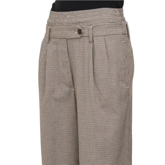 WHITE SAND PANTALONE FANTASIA PIED DE POULE