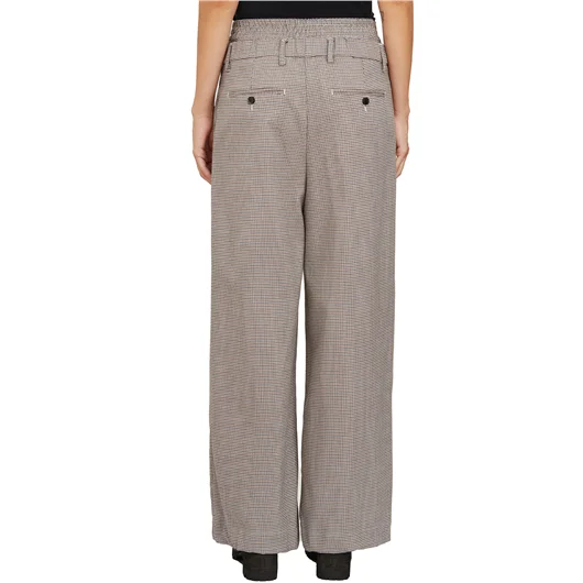 WHITE SAND PANTALONE FANTASIA PIED DE POULE